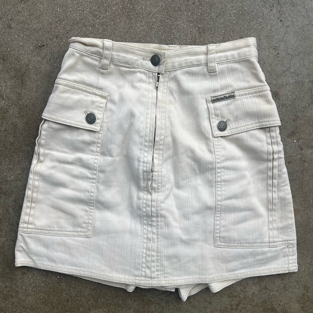 Vintage Y2K U Right Lady Utility Mini Skirt